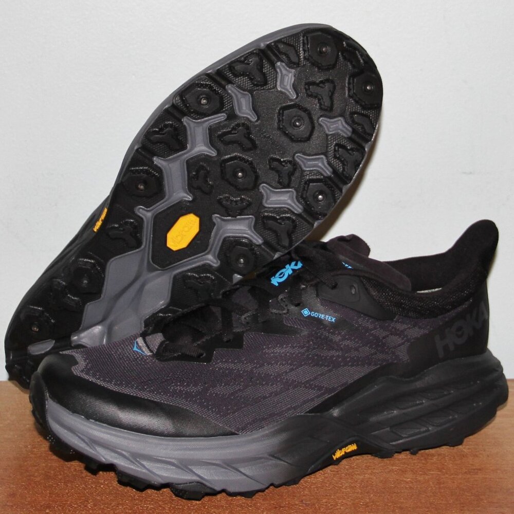 Hoka One One Speedgoat 5 Gore-Tex Spike Trail Shoes Mens 10